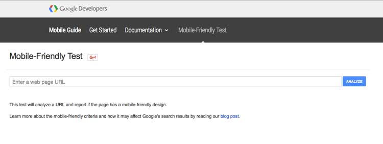 Google Mobile Friendly